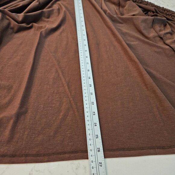 NEW! Coldwater Creek Cardigan Sweater 2X Brown Texture Trim Open Front - Picture 6 of 10